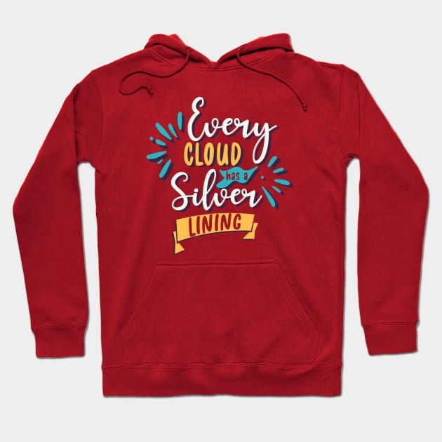 Every cloud has a silver lining Hoodie by Graph'Contact